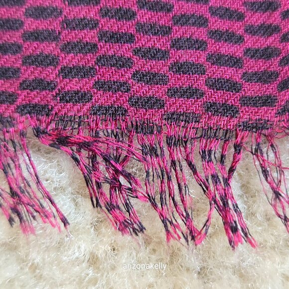 Coach Lightweight Burgundy Square Scarf Horse & Carriage - Picture 2 of 11